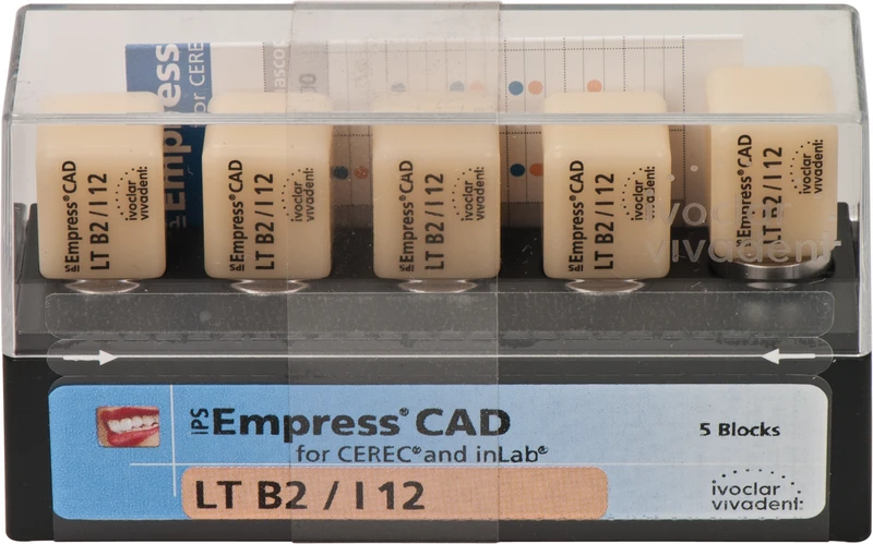 IPS Empress® CAD A-D for CEREC  Packung  5 Stück Gr. I12, B2 LT