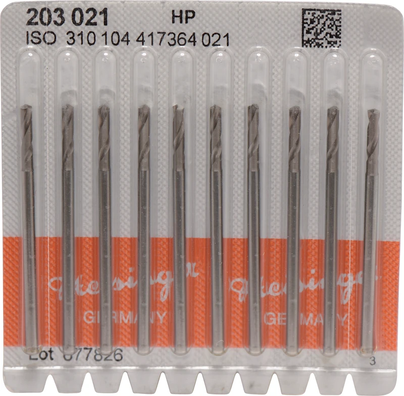 Spiralbohrer 203  Packung  10 Stück HP, Figur 417, 9 mm, ISO 021