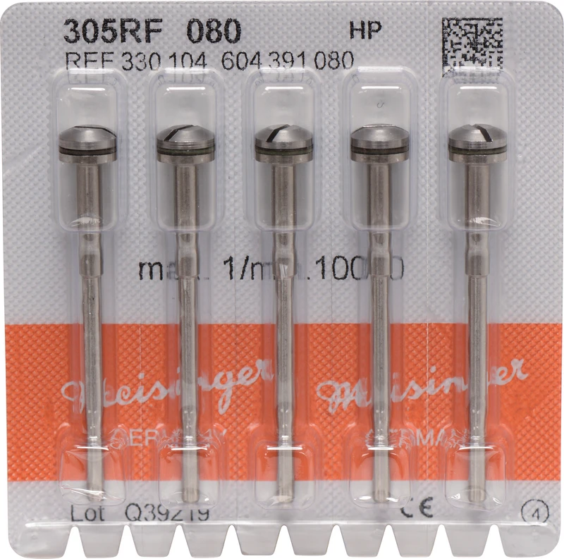 Mandrelle 305RF  Packung  5 Stück HP, ISO 080