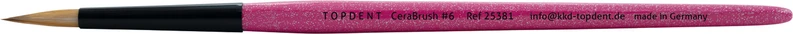 TOPDENT CeraBrush Keramik-Schichtpinsel   Stück  Nr. 6 pink