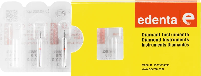 White Tiger W863  Packung  3 Stück rot fein, FG, Figur 250 Flamme, 10 mm, ISO 016