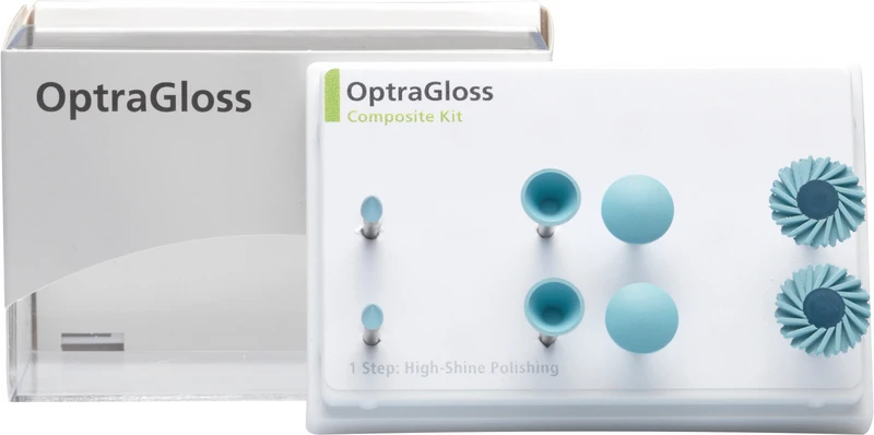 OptraGloss®  Komposit Kit  8 Stück Hochglanz (2 x Flamme, 2 x Kelch, 2 x Linse, 2 x Spiralrad)