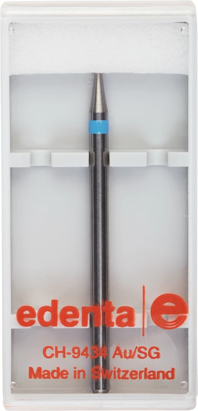 HM-Fräser Schliff 10  Stück  Kreuzverzahnung, blau standard, HP, Figur 196, 4 mm, ISO 009