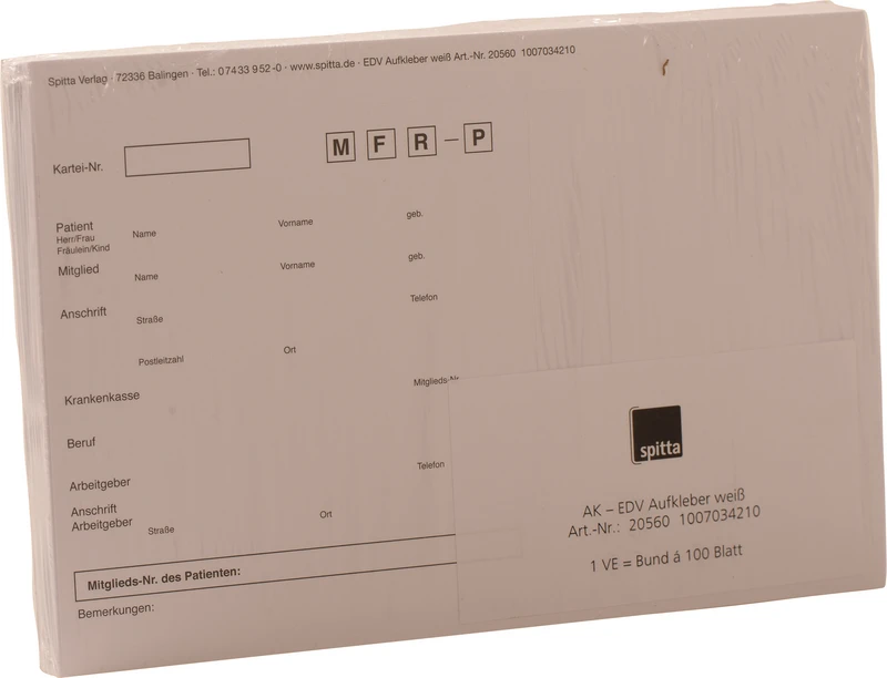 Adressaufkleber DIN A5   Packung  100 Stück weiß