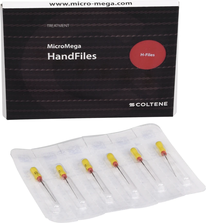 B6 H-Files  Packung  6 Stück 25 mm, ISO 020