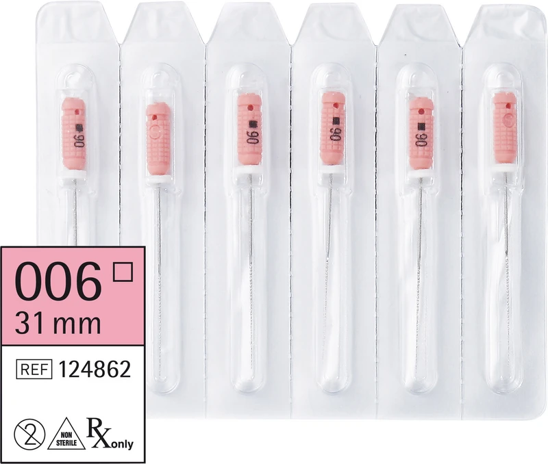 smart K-Feilen  Packung  6 Stück 31 mm ISO 006