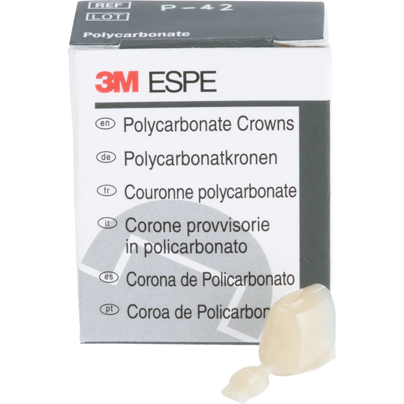 Polycarbonat-Kronen  Packung  5 Stück Nr. 42