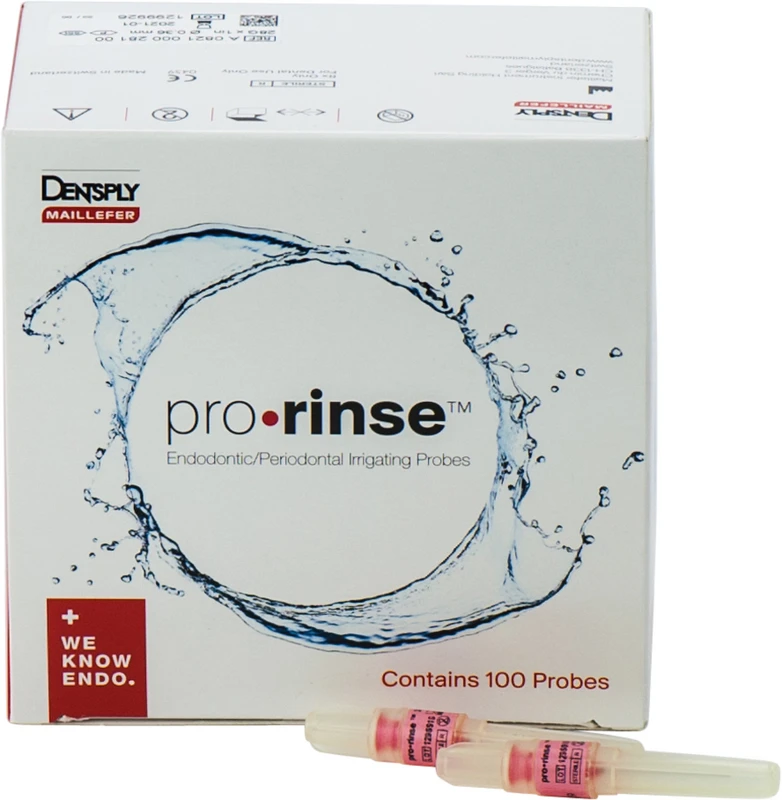 pro.rinse  Packung  100 Stück rot, Ø 0,36 mm, 28GA