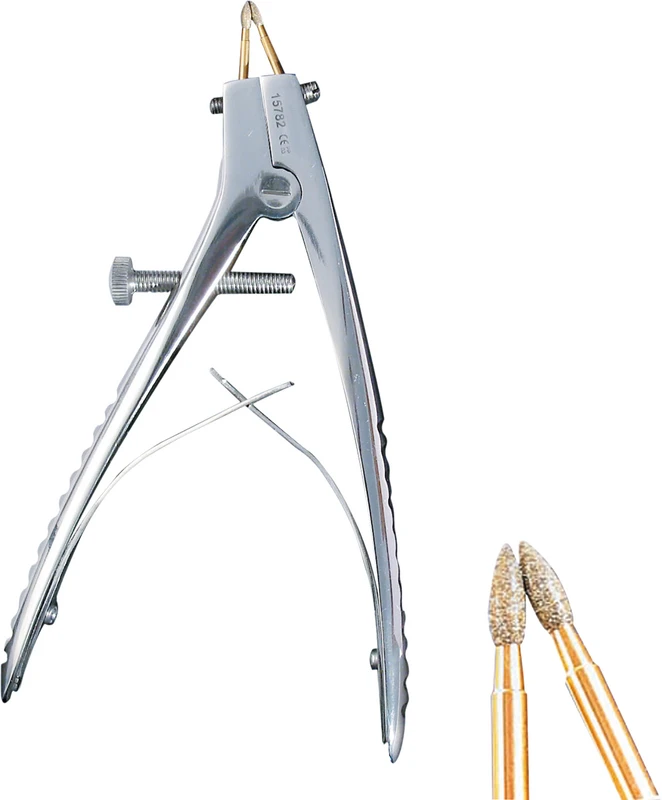Teleskopzange  Stück  Zange 15782, diamantiert, 120 mm