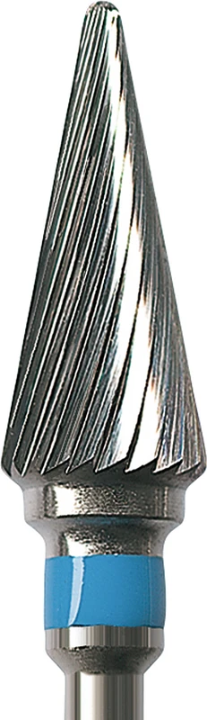 HM-Fräser Schliff 70  Stück  Einfachverzahnung blau standard, HP, Figur 201, 14 mm, ISO 060