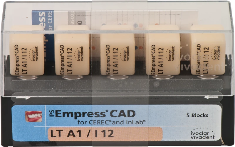IPS Empress® CAD A-D for CEREC  Packung  5 Stück Gr. I12, A1 LT