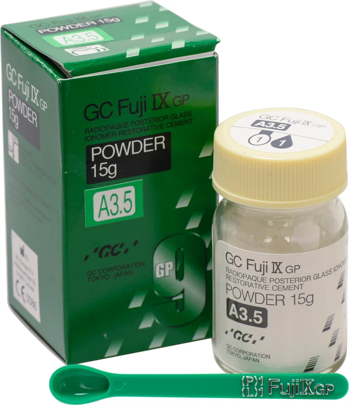 GC Fuji® IX GP  Packung  15 g Pulver A3,5 normalhärtend