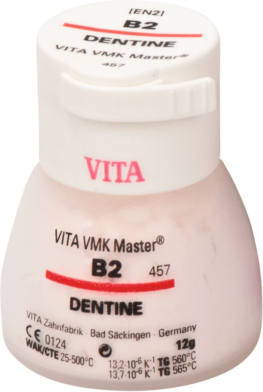 VITA VMK Master® VITA classical A1-D4®  Dose  12 g Pulver dentine B2