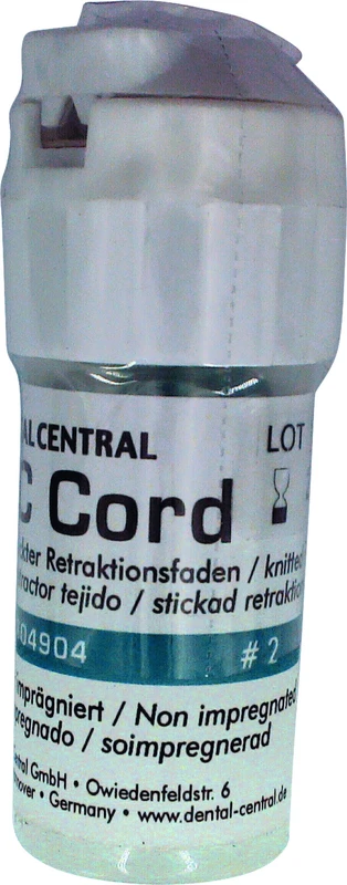 DC Cord  Dose  275 cm Faden Gr. 2, grün-weiß