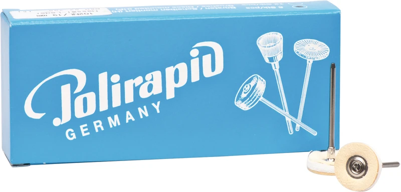 Miniaturbürsten Kombi  Packung  6 Stück HP, Kombi (Leder-Nessel, Leder), Ø 19 mm