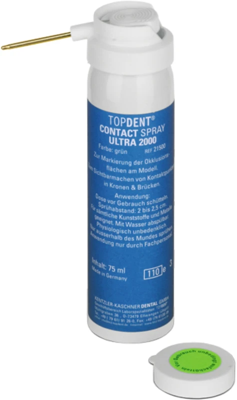 TOPDENT Contact Spray Ultra 2000  Spraydose  75 ml grün, mit Messingdüse