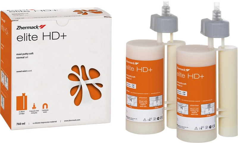 Elite HD+ Putty Soft   Packung  380 ml Kartusche Base, 380 ml Kartusche Katalysator