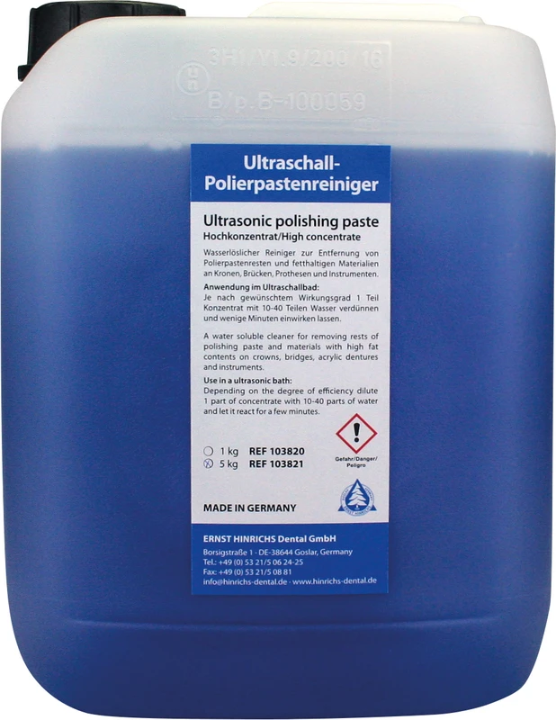 Ultraschall-Polierpastenreiniger  Kanister  5 kg