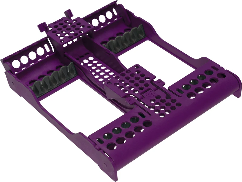 E-Z Jett Kassetten  Stück  20,2 x 17,9 x 3 cm, für 10 Instrumente pflaume