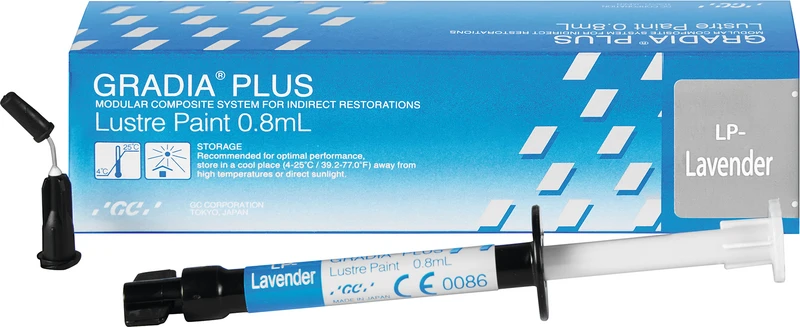 GC GRADIA® PLUS  Spritze  0,8 ml Paste Lustre Paint LP-lavendel