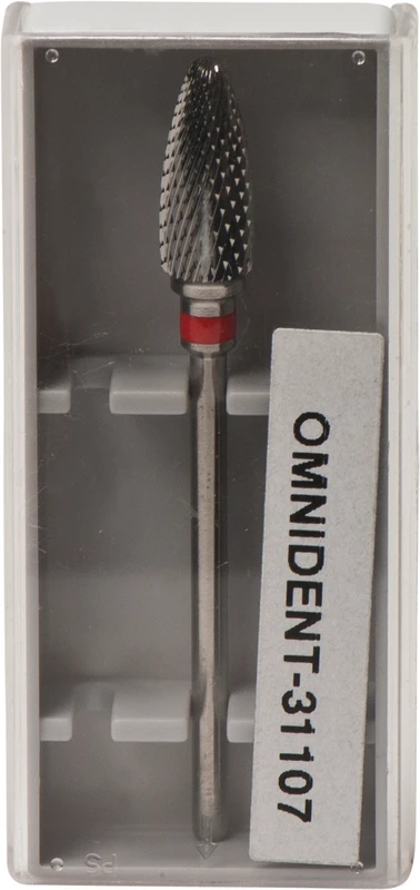 Omni HM-Fräser Schliff 20  Stück  kreuzverzahnt, rot fein, HP, Figur 274 spitz zulauf., 14 mm, ISO 060