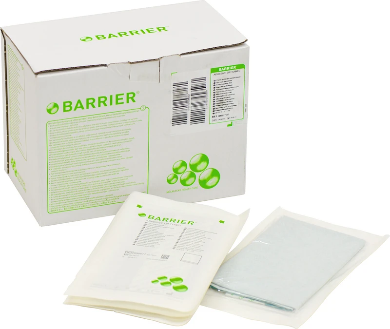 BARRIER® OP-Abdecktuch  Packung  32 Stück 90 x 75 cm, 3-lagig, selbstklebend