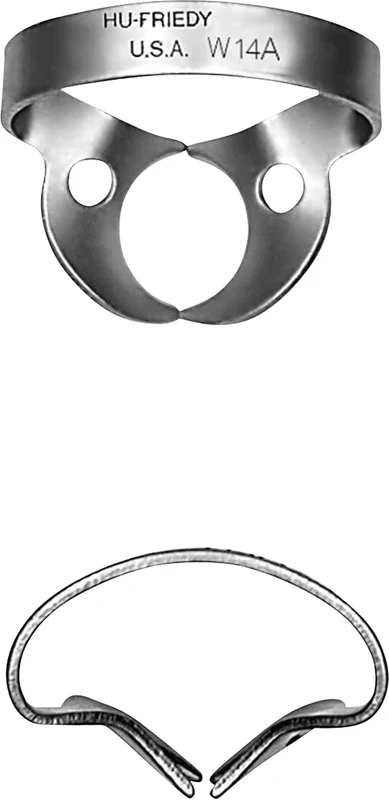 Kofferdam-Klammern  Stück  RDCMW14 ohne Flügel