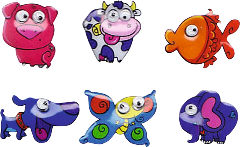 Sticker  Packung  144 Stück Tiere, 103