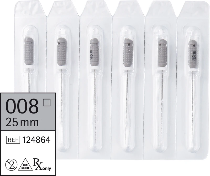 smart K-Feilen  Packung  6 Stück 25 mm ISO 008