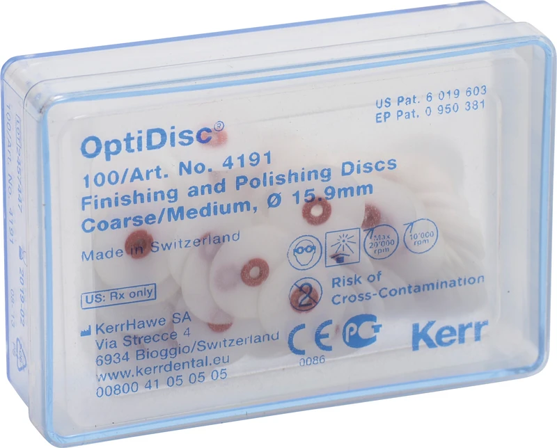 OptiDisc®  Nachfüllpackung  100 Stück unmontiert, hellbraun grob\mittel, Ø 15,9 m