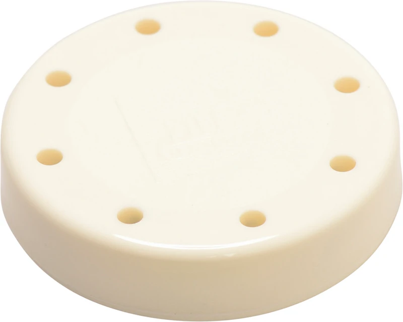 Kleiner Bohrerständer  Stück  8-Loch rund, vanille