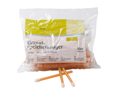 smart Speichelsauger  Packung  100 Stück orange