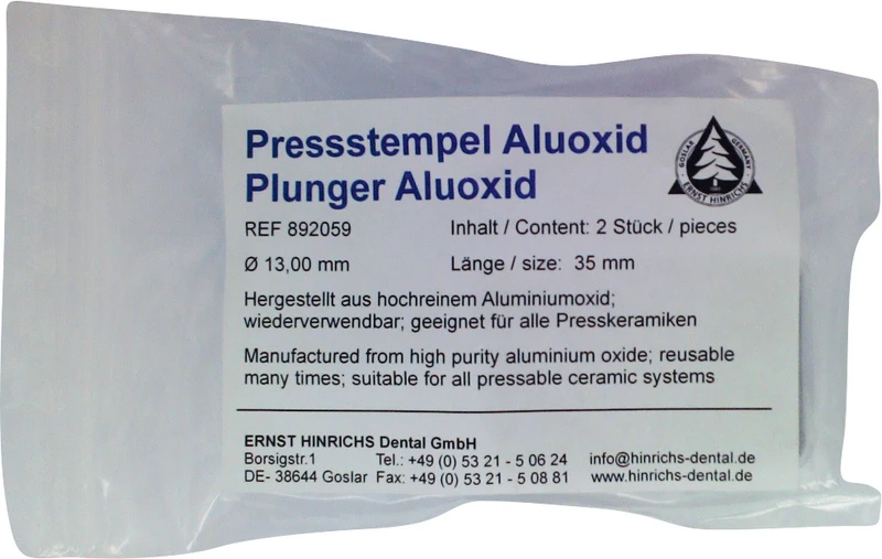 Pressstempel  Packung  2 Stück Aluoxid Ø 13 mm