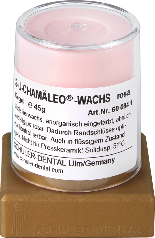 S-U-Chamäleo®-Wachs  Kegel  45 g rosa