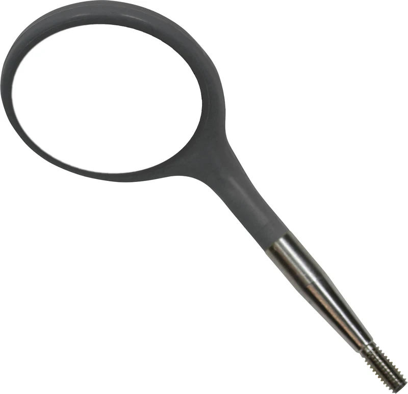 Crystal HD Mundspiegelansätze  Packung  12 Stück Größe 4, Ø 22 mm, grau