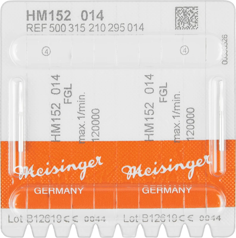 Chirurgie Fräser HM 152  Packung  2 Stück FG L, Figur 210, 9 mm, ISO 014