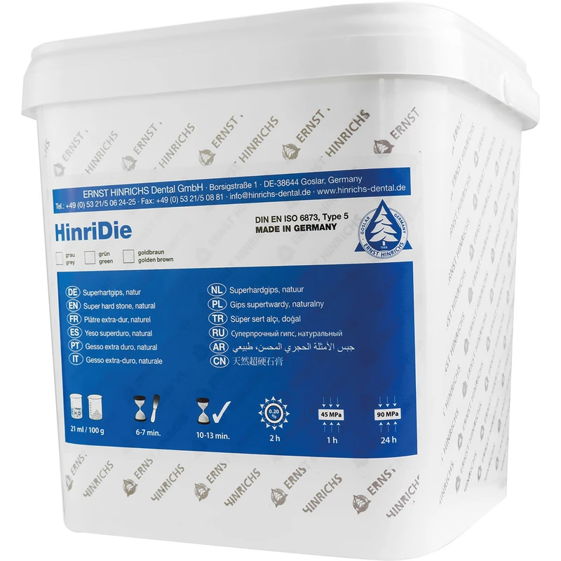 HinriDie  Eimer  10 kg goldbraun