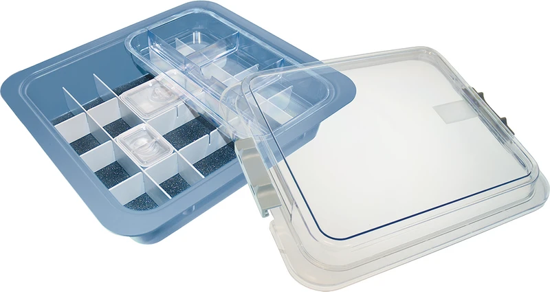 Komplette Materialwanne  Sortiment  1 Materialwanne blau inklusive Zubehör