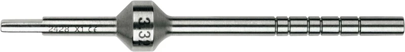Osteotome Bone-Pusher  Stück  OSTMPU32, 3,2 mm, gerade, zylindrisch