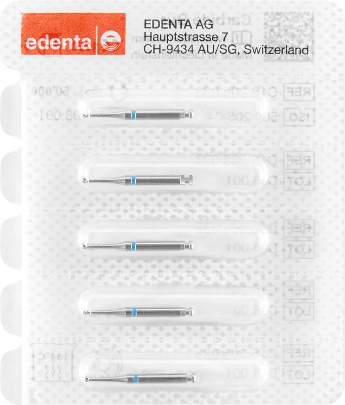 HM-Bohrer C1SXN  Packung  5 Stück Kreuzverzahnung blau, RA, Figur 004 ISO 014