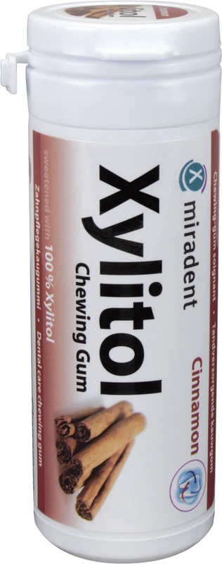 Xylitol Chewing Gum  Dose  30 Stück Zimt