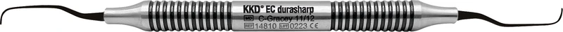 KKD® Easy Clean durasharp Gracey Kürette  Stück  Figur 11\12, für Prämolaren\Molaren, mit Metallgriff