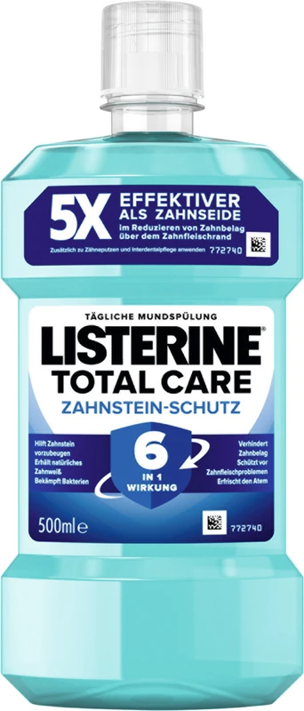 LISTERINE® TOTAL CARE ZAHNSTEIN-SCHUTZ  Flasche  500 ml