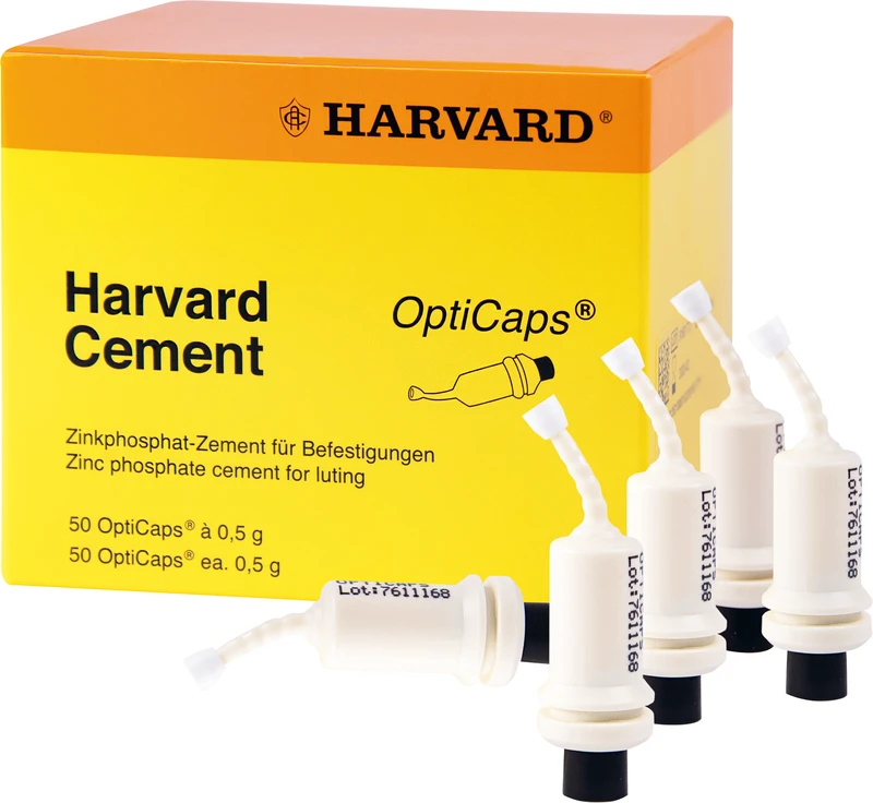 Harvard Cement OptiCaps®  Packung  50 Kapseln Zementfarbe weißlich gelb