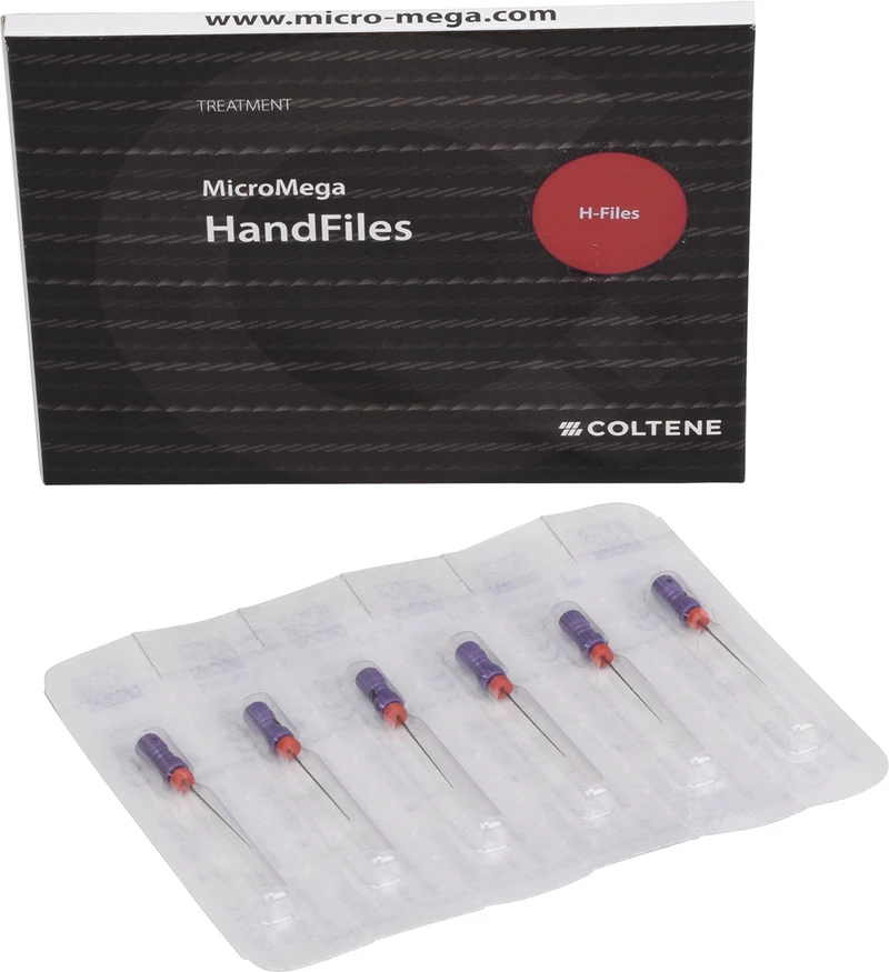 B6 H-Files  Packung  6 Stück 21 mm, ISO 010