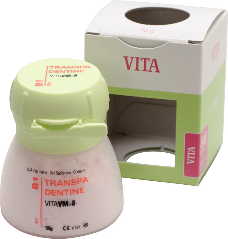 VITA VM® 9 classical A1-D4®  Dose  50 g Pulver transpa dentine B1