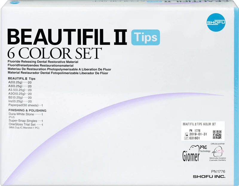 BEAUTIFIL II  Tip Set  6 x 20 x 0,25 g Tip
