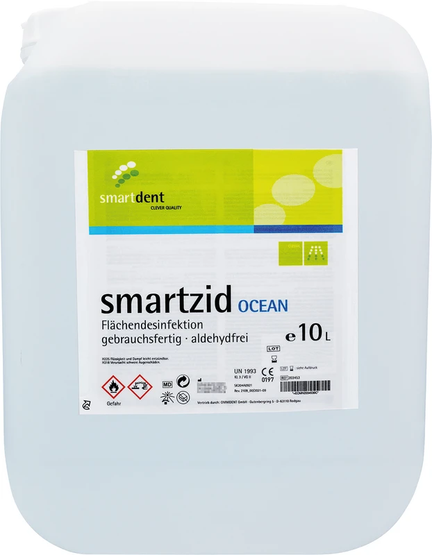smartzid Flächendesinfektion  Kanister  10 Liter Ocean