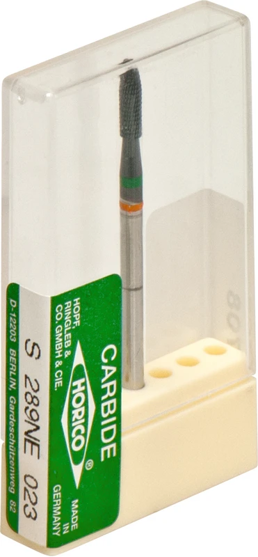 HM-Fräser 289NE\NEF  Stück  schwarz besch., Kreuzverzahnung, orange-grün, HP, Figur S289, 8 mm, ISO 023