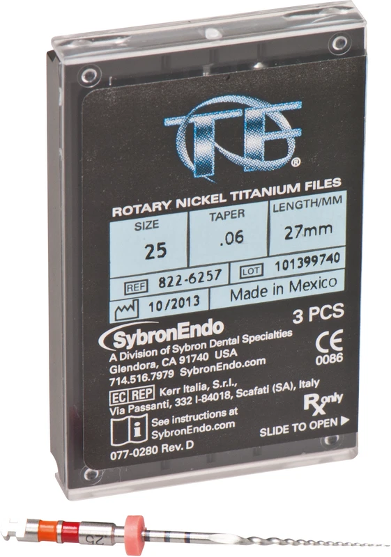 TF Feilen System  Packung  3 Stück 27 mm, Taper.06 ISO 025